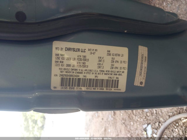 Aukcja sprzedaży 2008 Chrysler Pacifica Touring, vin: 2A8GM68X98R634604, numer aukcji: 45583858