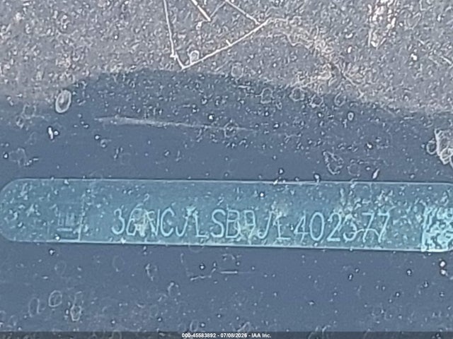 45583892 :رقم المزاد ، 3GNCJLSB9JL402377 vin ، 2018 Chevrolet Trax Lt مزاد بيع