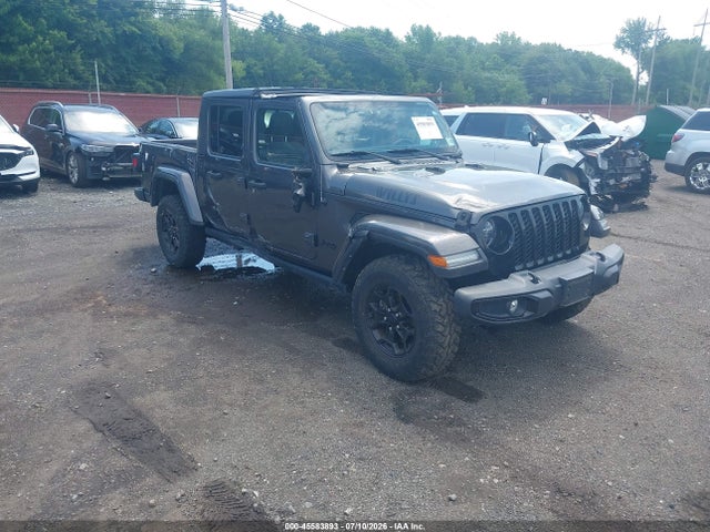 2022 Jeep Gladiator Willys 4x4 მანქანა იყიდება აუქციონზე, vin: 1C6HJTAG7NL113700, აუქციონის ნომერი: 45583893