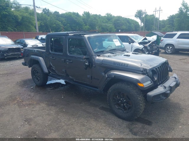 2022 Jeep Gladiator Willys 4x4 მანქანა იყიდება აუქციონზე, vin: 1C6HJTAG7NL113700, აუქციონის ნომერი: 45583893