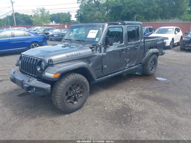 2022 Jeep Gladiator Willys 4x4 მანქანა იყიდება აუქციონზე, vin: 1C6HJTAG7NL113700, აუქციონის ნომერი: 45583893