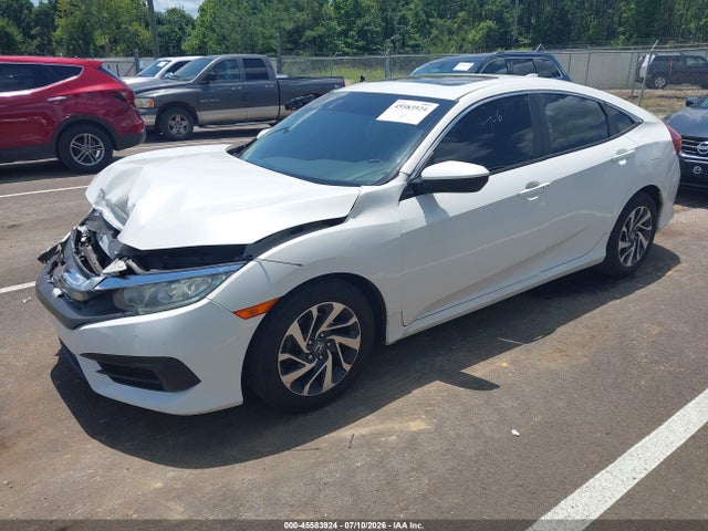 45583924 :رقم المزاد ، 19XFC2F71HE080980 vin ، 2017 Honda Civic Ex مزاد بيع