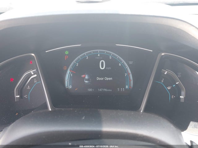45583924 :رقم المزاد ، 19XFC2F71HE080980 vin ، 2017 Honda Civic Ex مزاد بيع