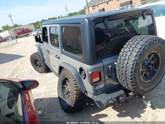 45583975 :رقم المزاد ، 1C4HJXDN7NW171881 vin ، 2022 Jeep Wrangler Unlimited Sport S 4x4 مزاد بيع