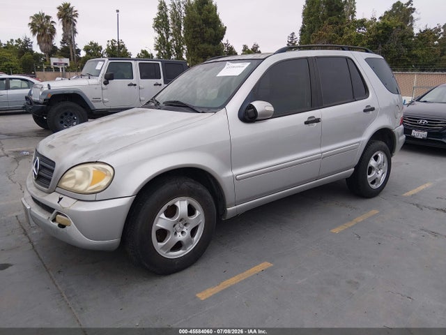 45584060 :رقم المزاد ، 4JGAB54E22A304313 vin ، 2002 Mercedes-benz Ml 320 مزاد بيع