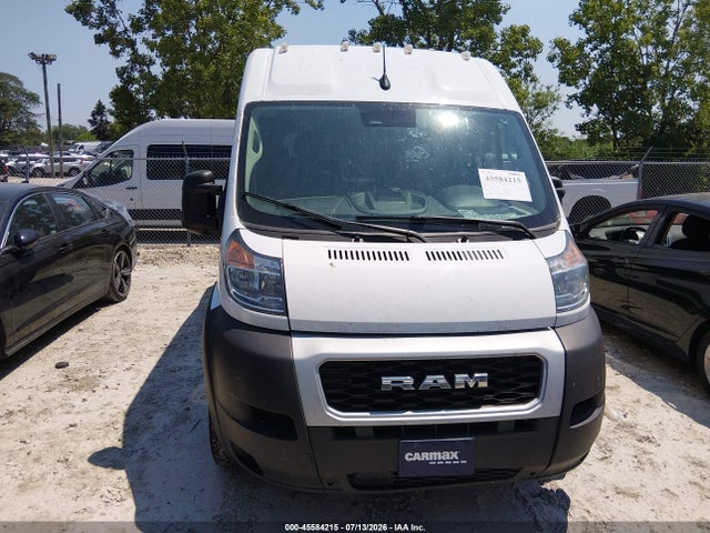 45584215 :رقم المزاد ، 3C6LRVDG3NE133509 vin ، 2022 Ram Promaster 2500 High Roof 159 Wb مزاد بيع