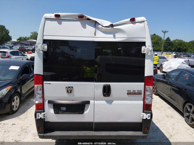 45584215 :رقم المزاد ، 3C6LRVDG3NE133509 vin ، 2022 Ram Promaster 2500 High Roof 159 Wb مزاد بيع