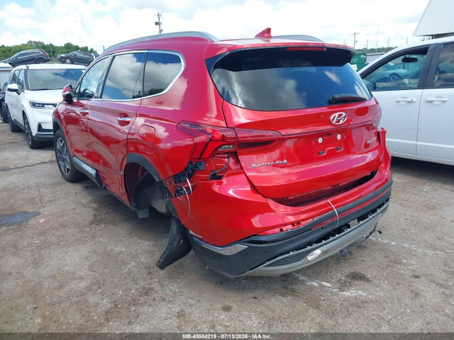 Продаж на аукціоні авто 2021 Hyundai Santa Fe Limited, vin: 5NMS4DAL6MH332172, номер лоту: 45584219