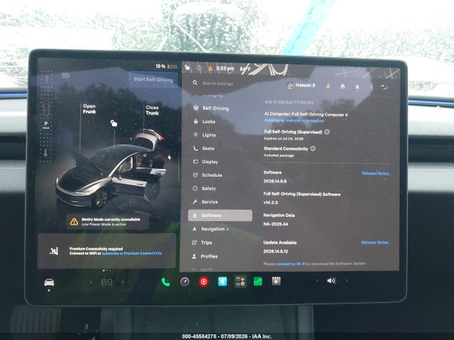 5YJ3E1EA7TF159190 Tesla Model 3 Premium Rear-wheel Drive/rear-wheel Drive