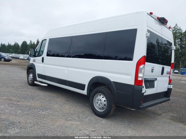 45584536 :رقم المزاد ، 3C6LRVPGXME513800 vin ، 2021 Ram Promaster 2500 Window Van High Roof 159 Wb مزاد بيع