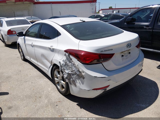 Продаж на аукціоні авто 2016 Hyundai Elantra Value Edition, vin: 5NPDH4AE4GH739848, номер лоту: 45584560