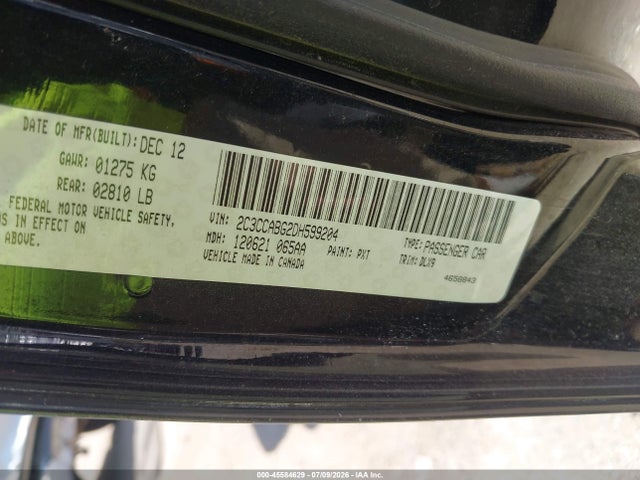 Aukcja sprzedaży 2013 Chrysler 300 300s, vin: 2C3CCABG2DH599204, numer aukcji: 45584629