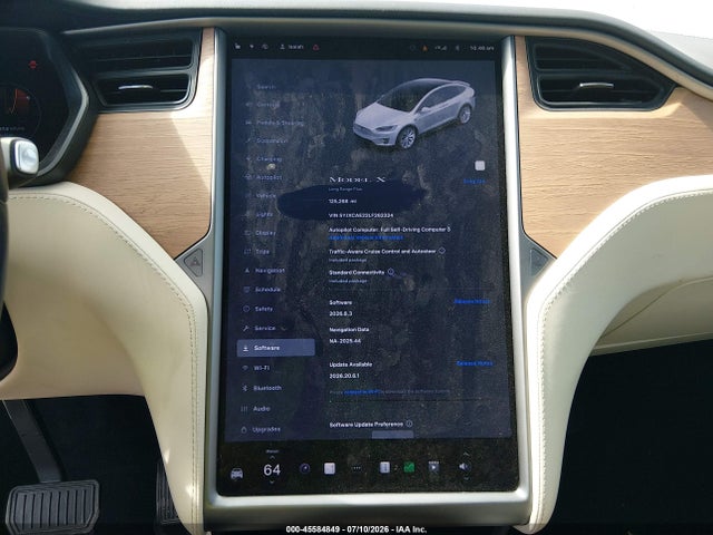 5YJXCAE22LF262324 Tesla Model X Long Range Dual Motor All-wheel Drive/long Range Plus Dual Motor All-wheel Drive