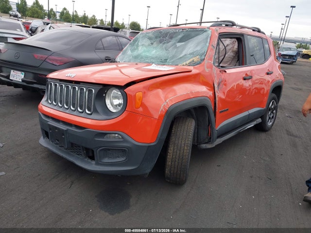 45584861 :رقم المزاد ، ZACCJBABXJPH75374 vin ، 2018 Jeep Renegade Sport 4x4 مزاد بيع