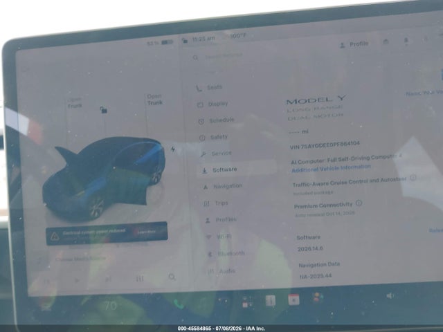 45584865 :رقم المزاد ، 7SAYGDEE0PF864104 vin ، 2023 Tesla Model Y Awd/long Range Dual Motor All-wheel Drive مزاد بيع