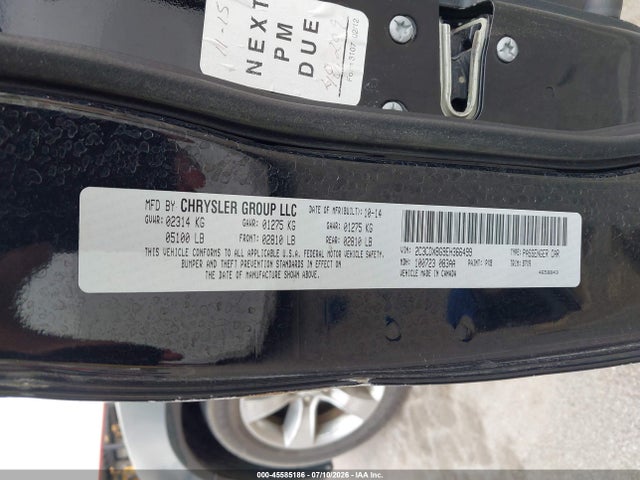 2C3CDXBG9EH366499 Dodge Charger Se