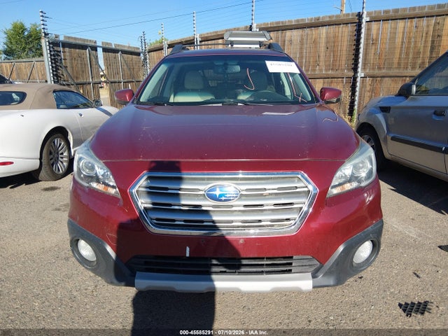 Продаж на аукціоні авто 2015 Subaru Outback 3.6r Limited, vin: 4S4BSELC7F3262221, номер лоту: 45585291