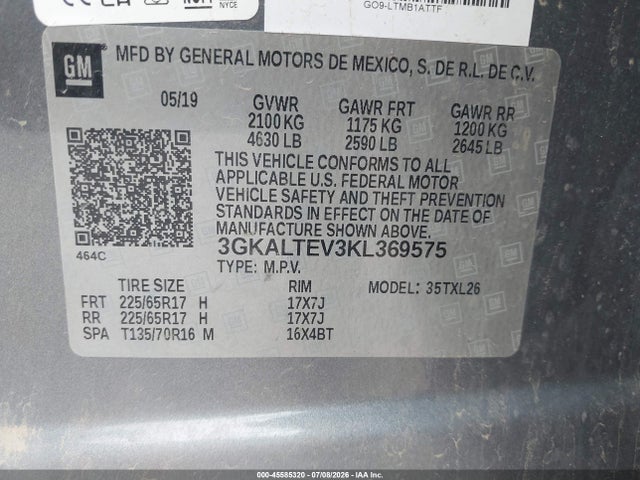 GMC Terrain Sle 2019 3GKALTEV3KL369575 Image 9