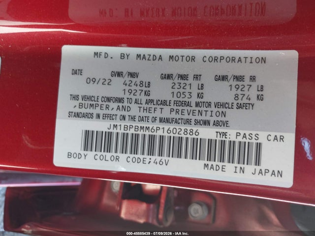 Mazda Mazda3 2.5 S Premium 2023 JM1BPBMM6P1602886 Image 9