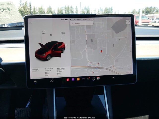 Aukcja sprzedaży 2021 Tesla Model Y Long Range Dual Motor All-wheel Drive, vin: 5YJYGDEE5MF117509, numer aukcji: 45585795