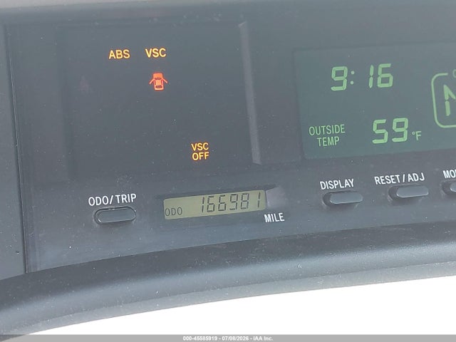 45585919 :رقم المزاد ، 4T1BF28B01U156957 vin ، 2001 Toyota Avalon Xls مزاد بيع