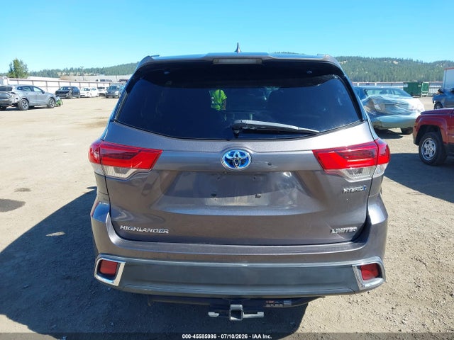 5TDDGRFH3KS061177 Toyota Highlander Hybrid Limited