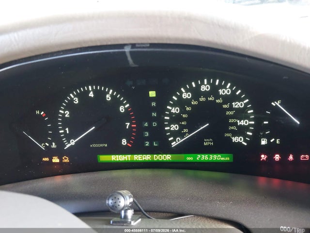 1999 Lexus Ls 400 მანქანა იყიდება აუქციონზე, vin: JT8BH28F4X0149428, აუქციონის ნომერი: 45586111