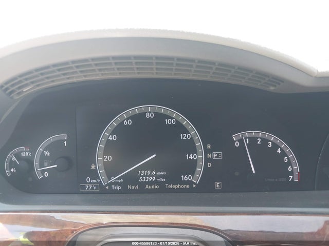 Aukcja sprzedaży 2011 Mercedes-benz S 550, vin: WDDNG7BB3BA367485, numer aukcji: 45586123