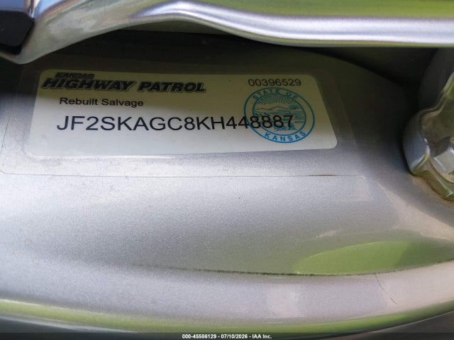 Subaru Forester Premium 2019 JF2SKAGC8KH448887 Image 9