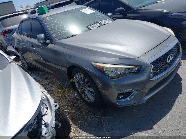 45586235 :رقم المزاد ، JN1EV7APXKM511712 vin ، 2019 Infiniti Q50 3.0t Luxe مزاد بيع