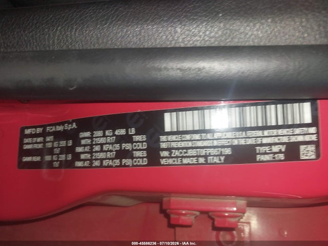Jeep Renegade Latitude 2015 ZACCJBBT0FPB67196 Image 9