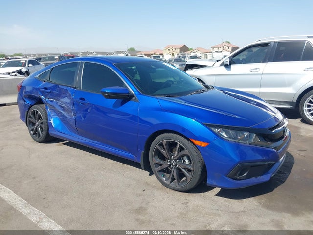 2020 Honda Civic Sport მანქანა იყიდება აუქციონზე, vin: 2HGFC2F8XLH596231, აუქციონის ნომერი: 45586274