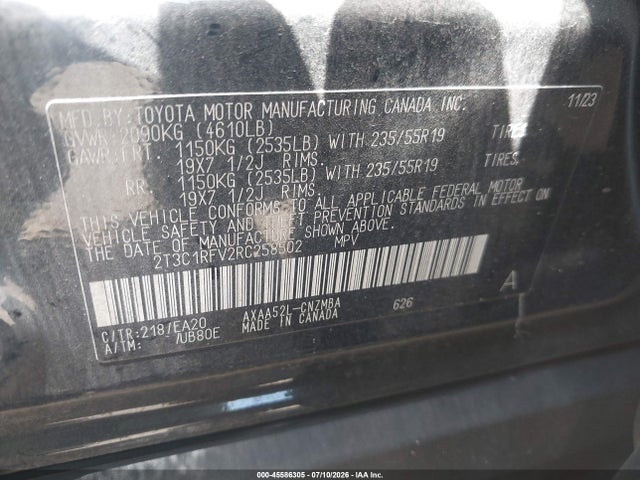 Toyota Rav4 Xle Premium 2024 2T3C1RFV2RC258502 Image 9