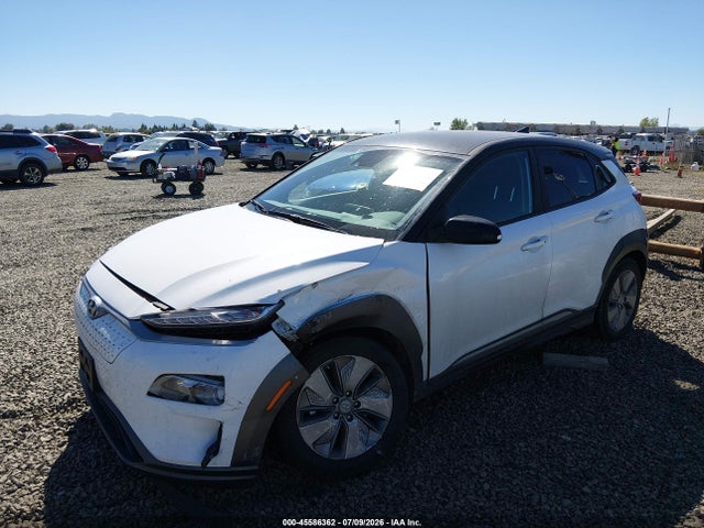 2021 Hyundai Kona Electric Sel მანქანა იყიდება აუქციონზე, vin: KM8K23AG1MU129035, აუქციონის ნომერი: 45586362
