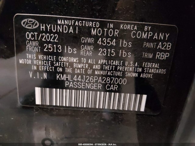 Hyundai Sonata Sel Plus 2023 KMHL44J26PA287000 Image 9