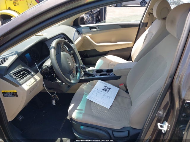 Auction sale of the 2017 Hyundai Sonata Se, vin: 5NPE24AF0HH474216, lot number: 45586450