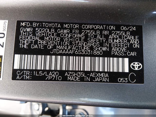 Продаж на аукціоні авто 2025 Toyota Crown Xle, vin: JTDAAAAF6S3031880, номер лоту: 45586479