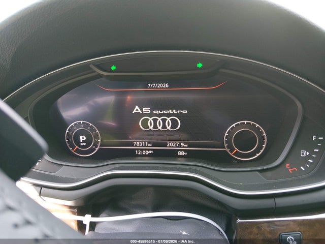 Продаж на аукціоні авто 2019 Audi A5 45 Premium, vin: WAUBNCF58KA071584, номер лоту: 45586515