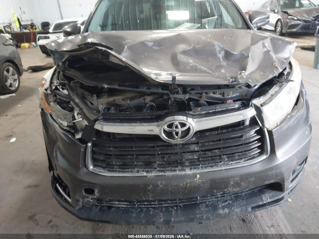 2016 Toyota Highlander Xle მანქანა იყიდება აუქციონზე, vin: 5TDJKRFH0GS326193, აუქციონის ნომერი: 45586535