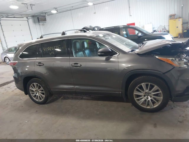 2016 Toyota Highlander Xle მანქანა იყიდება აუქციონზე, vin: 5TDJKRFH0GS326193, აუქციონის ნომერი: 45586535