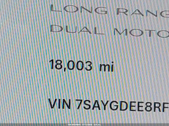 45586649 :رقم المزاد ، 7SAYGDEE8RF068395 vin ، 2024 Tesla Model Y Long Range Dual Motor All-wheel Drive مزاد بيع