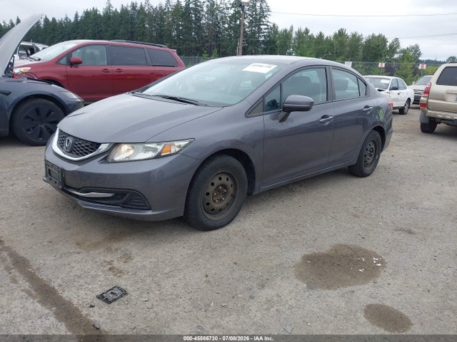 2014 Honda Civic Lx მანქანა იყიდება აუქციონზე, vin: 19XFB2F50EE238285, აუქციონის ნომერი: 45586730