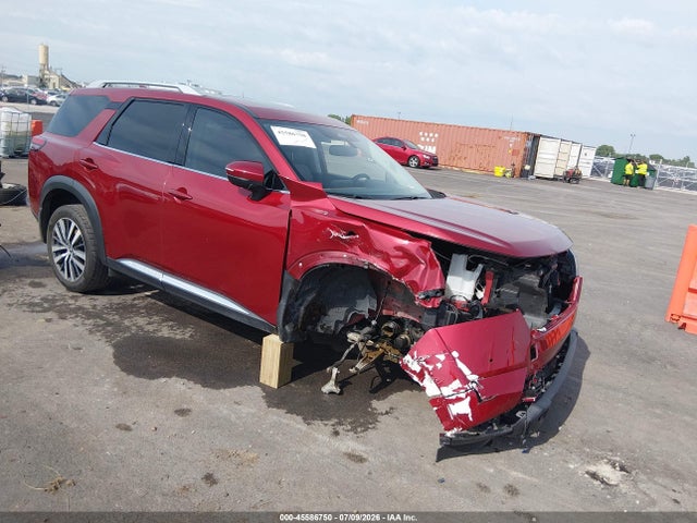 2022 Nissan Pathfinder Platinum 4wd მანქანა იყიდება აუქციონზე, vin: 5N1DR3DJ7NC263471, აუქციონის ნომერი: 45586750