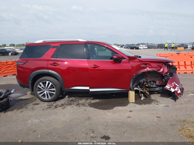 2022 Nissan Pathfinder Platinum 4wd მანქანა იყიდება აუქციონზე, vin: 5N1DR3DJ7NC263471, აუქციონის ნომერი: 45586750