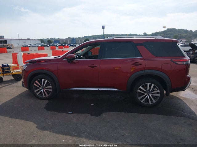 2022 Nissan Pathfinder Platinum 4wd მანქანა იყიდება აუქციონზე, vin: 5N1DR3DJ7NC263471, აუქციონის ნომერი: 45586750