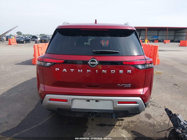 2022 Nissan Pathfinder Platinum 4wd მანქანა იყიდება აუქციონზე, vin: 5N1DR3DJ7NC263471, აუქციონის ნომერი: 45586750