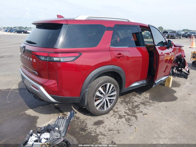 2022 Nissan Pathfinder Platinum 4wd მანქანა იყიდება აუქციონზე, vin: 5N1DR3DJ7NC263471, აუქციონის ნომერი: 45586750