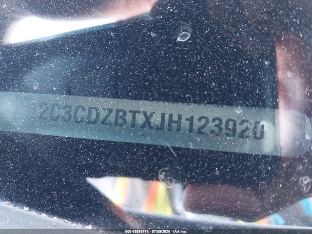 Продаж на аукціоні авто 2018 Dodge Challenger R/t, vin: 2C3CDZBTXJH123920, номер лоту: 45586778