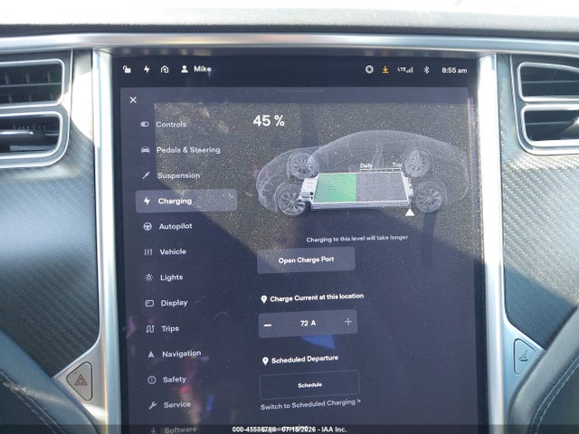 45586788 :رقم المزاد ، 5YJSA1E26HF217426 vin ، 2017 Tesla Model S 100d/60d/75d/90d/p100d مزاد بيع
