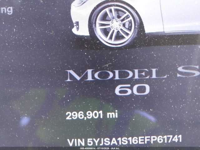 Продаж на аукціоні авто 2014 Tesla Model S, vin: 5YJSA1S16EFP61741, номер лоту: 45586814
